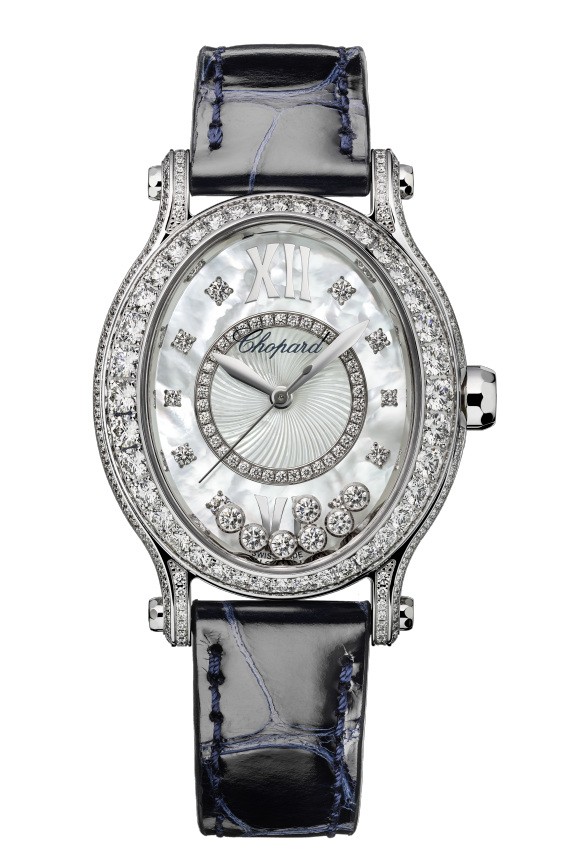 Chopard Happy Sport 18K White Gold &amp; Diamonds - Premium Luxury Product