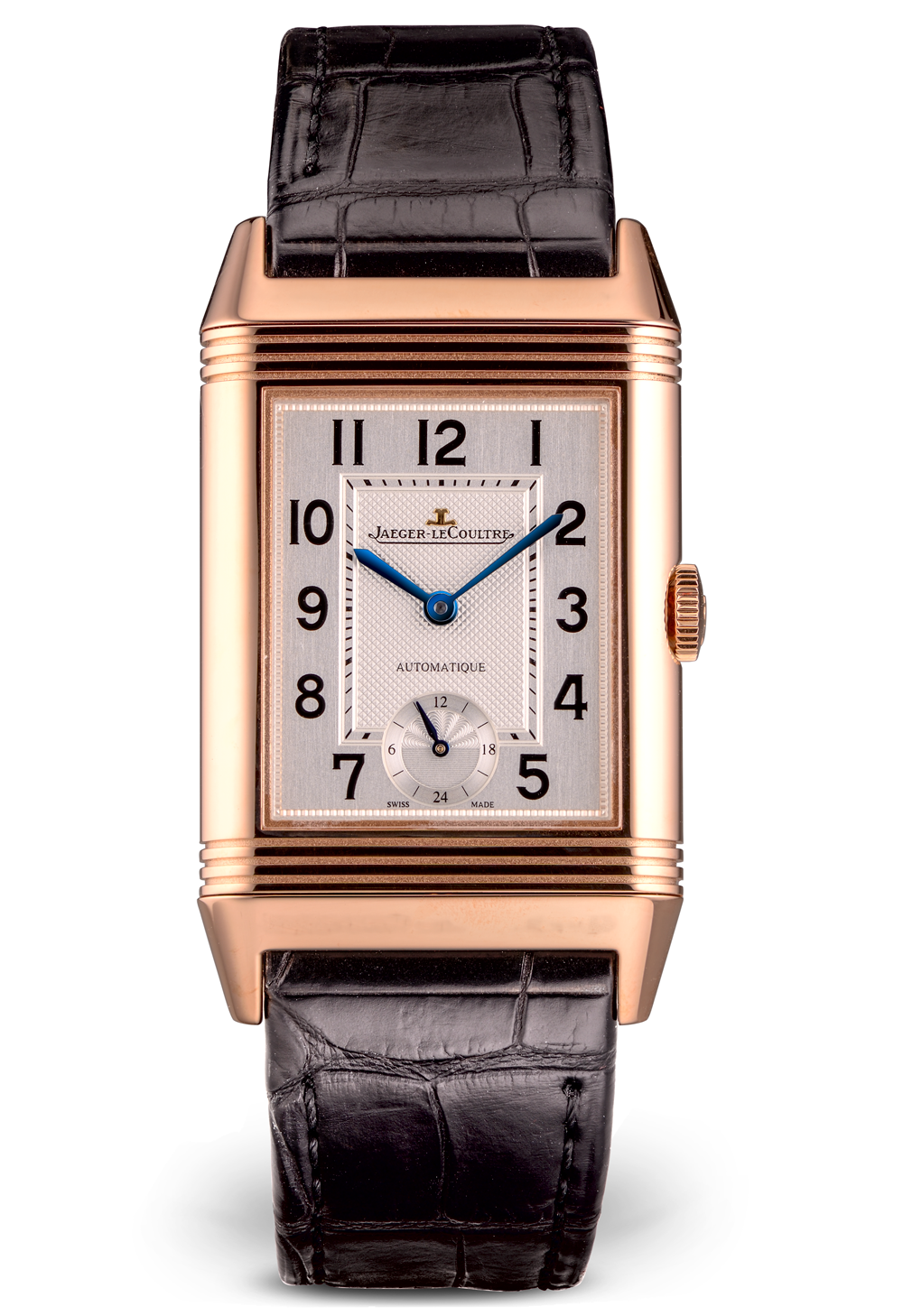 Jaeger-LeCoultre Grande Reverso 18K Rose Gold Men's Watch - Premium Luxury Product