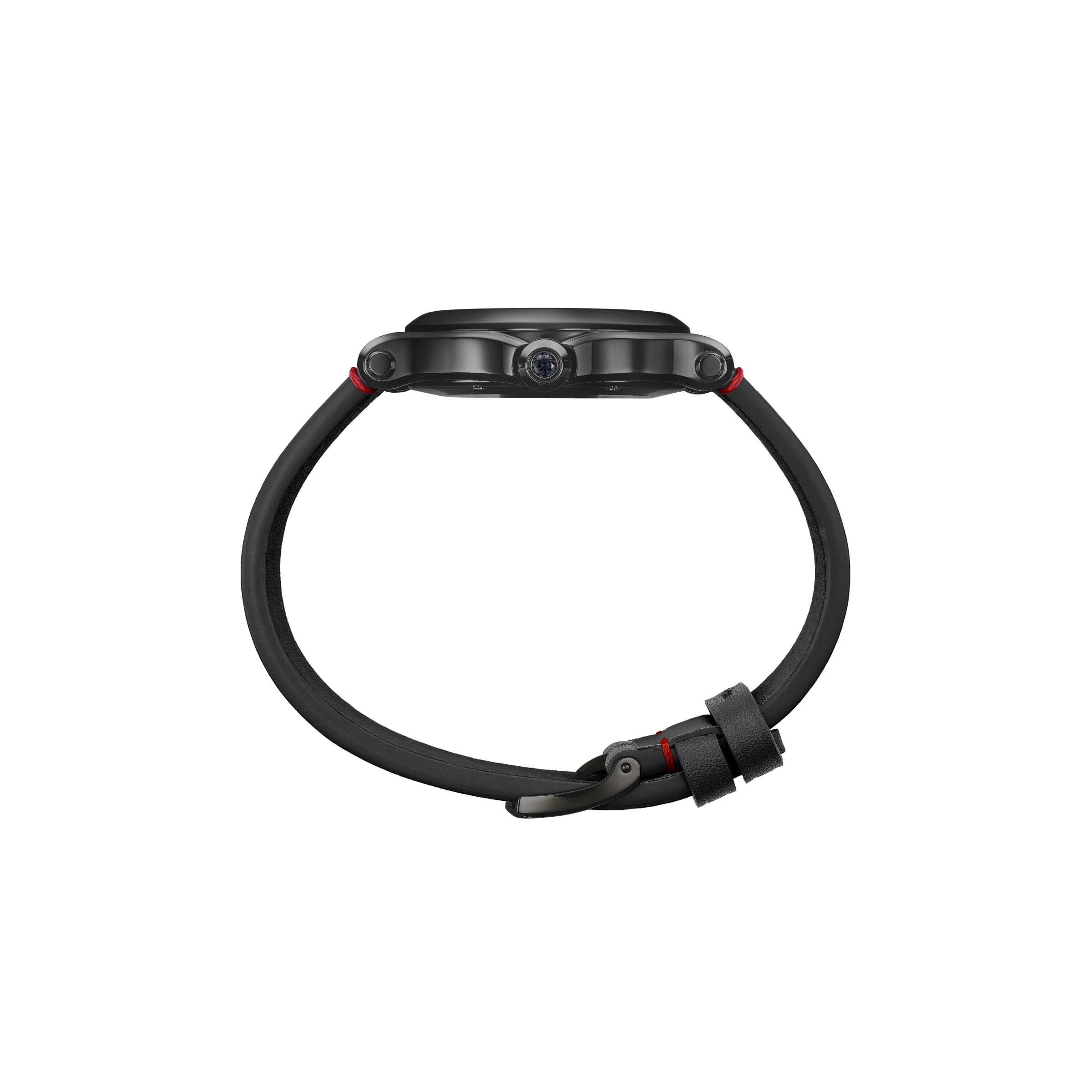 HAPPY SPORT FIFTH AVENUE EDITION 36 MM, QUARTZ, DLC-COATED LUCENT STEEL™, DIAMONDS 278582-3007