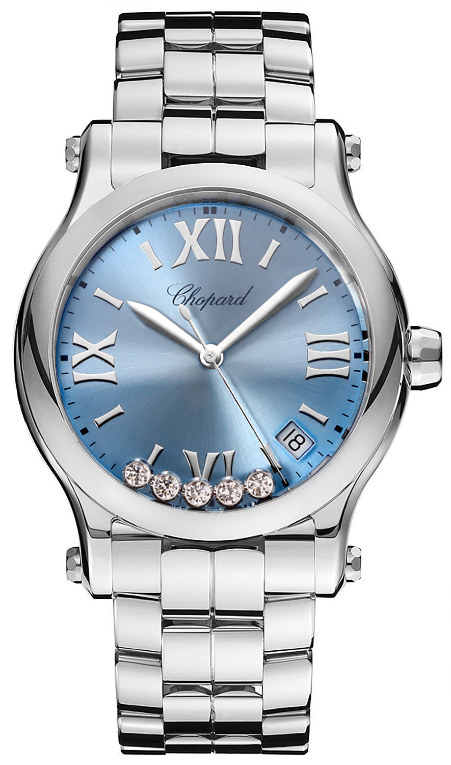 Chopard Happy Sport Stainless Steel Lady's Watch - Premium Luxury Product
