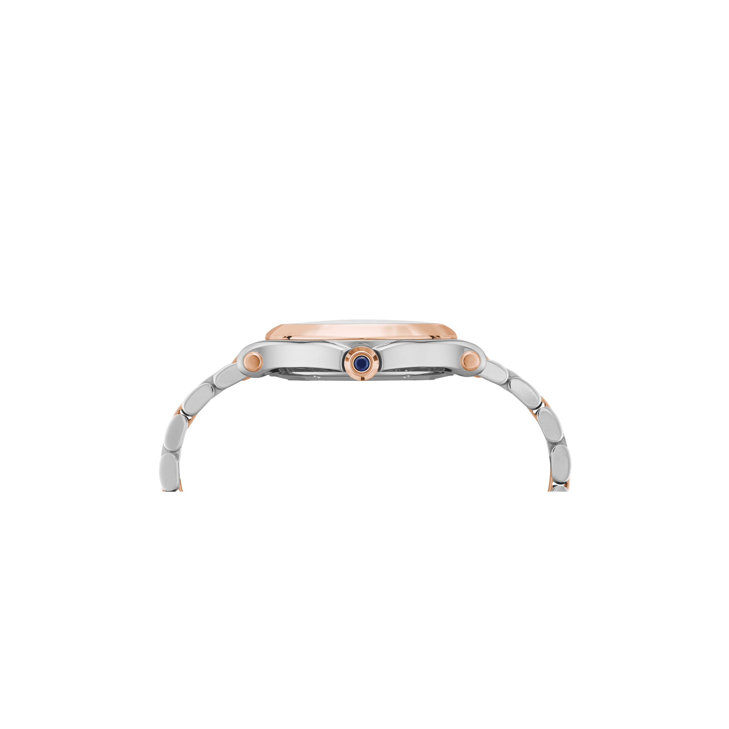 HAPPY SPORT 36 MM, QUARTZ, ETHICAL ROSE GOLD, LUCENT STEEL™, DIAMONDS 278582-6002