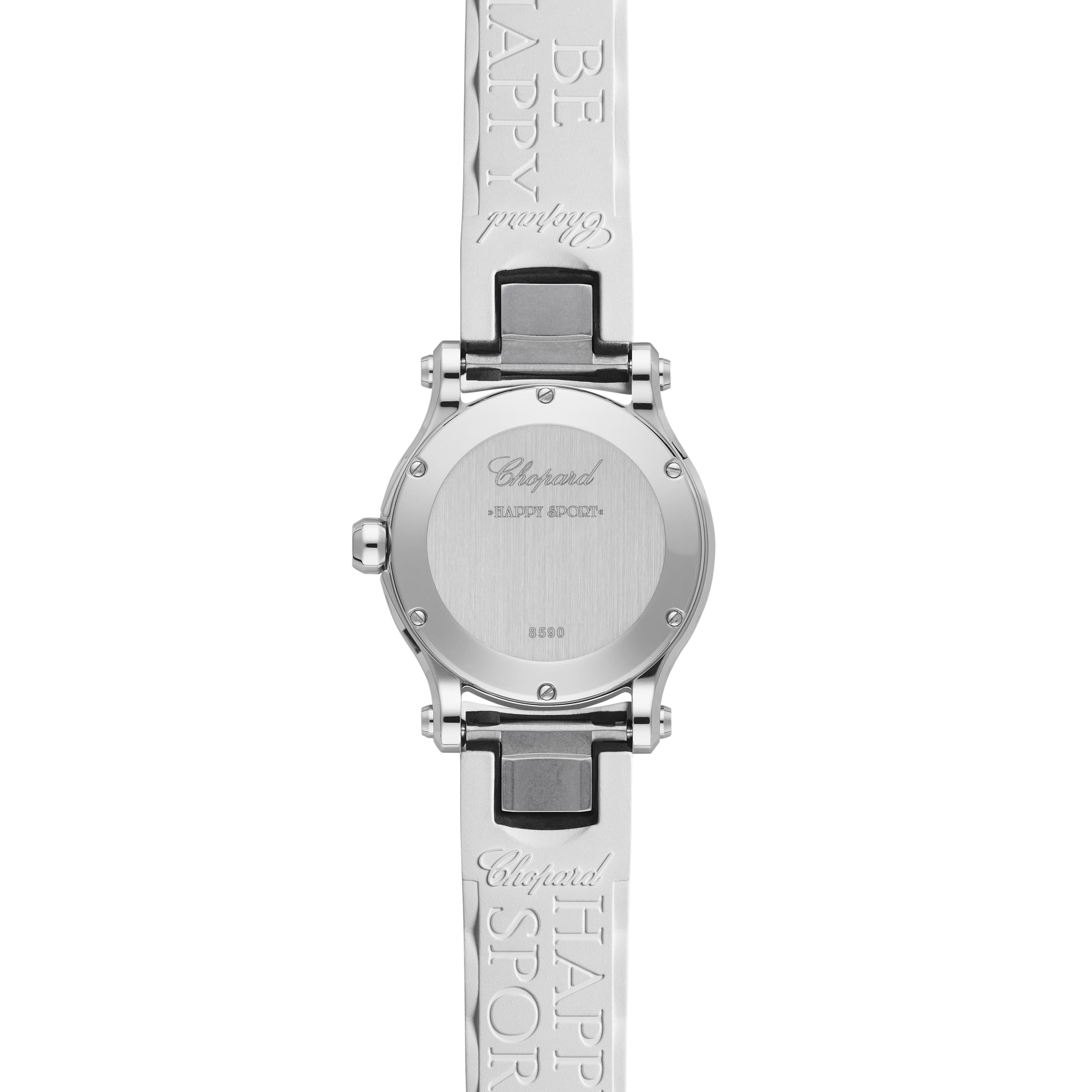 HAPPY SPORT 30 MM, QUARTZ, LUCENT STEEL™, DIAMONDS 278590-3001
