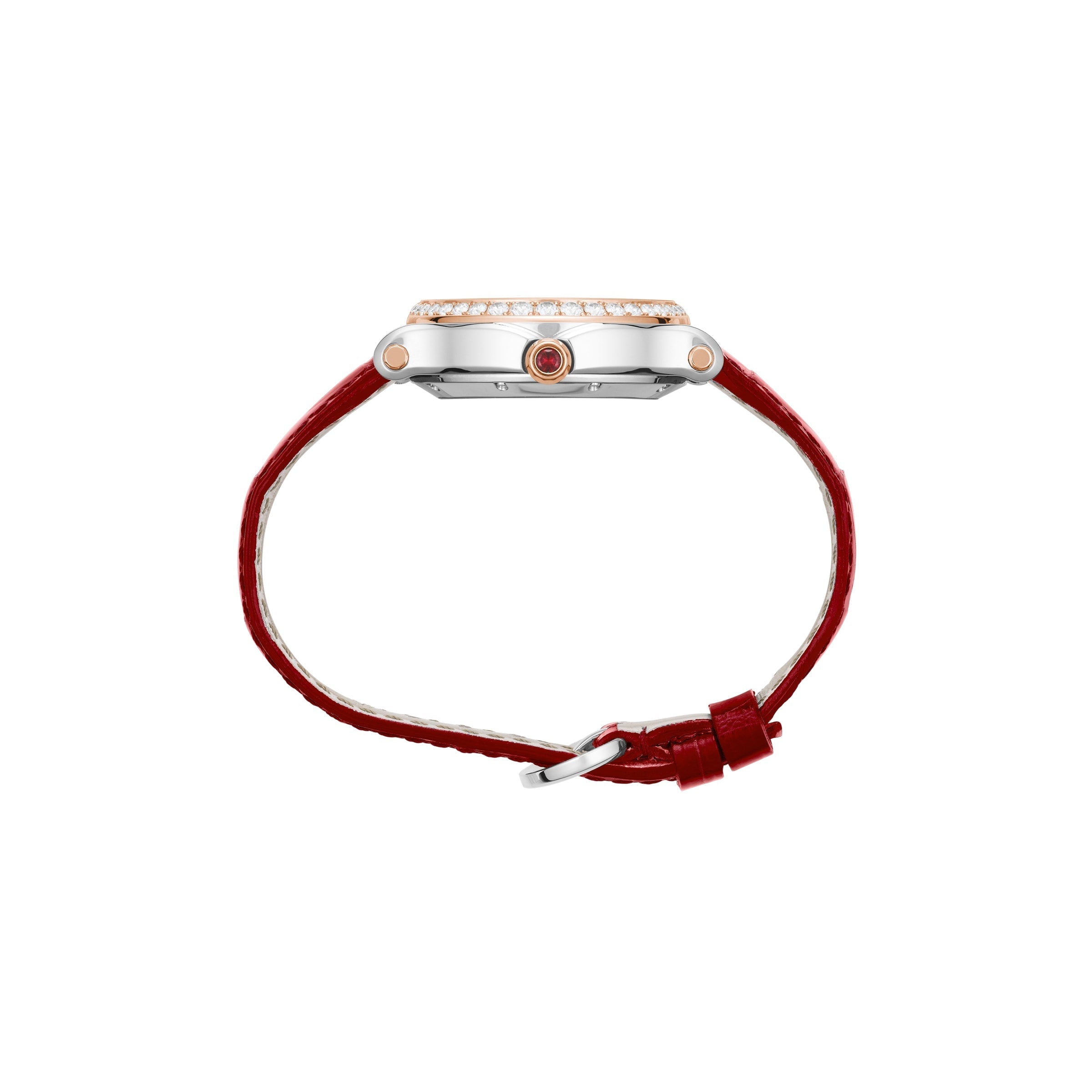 HAPPY SPORT 29 X 31 MM, AUTOMATIC, ETHICAL ROSE GOLD, LUCENT STEEL™, DIAMONDS 278602-6005