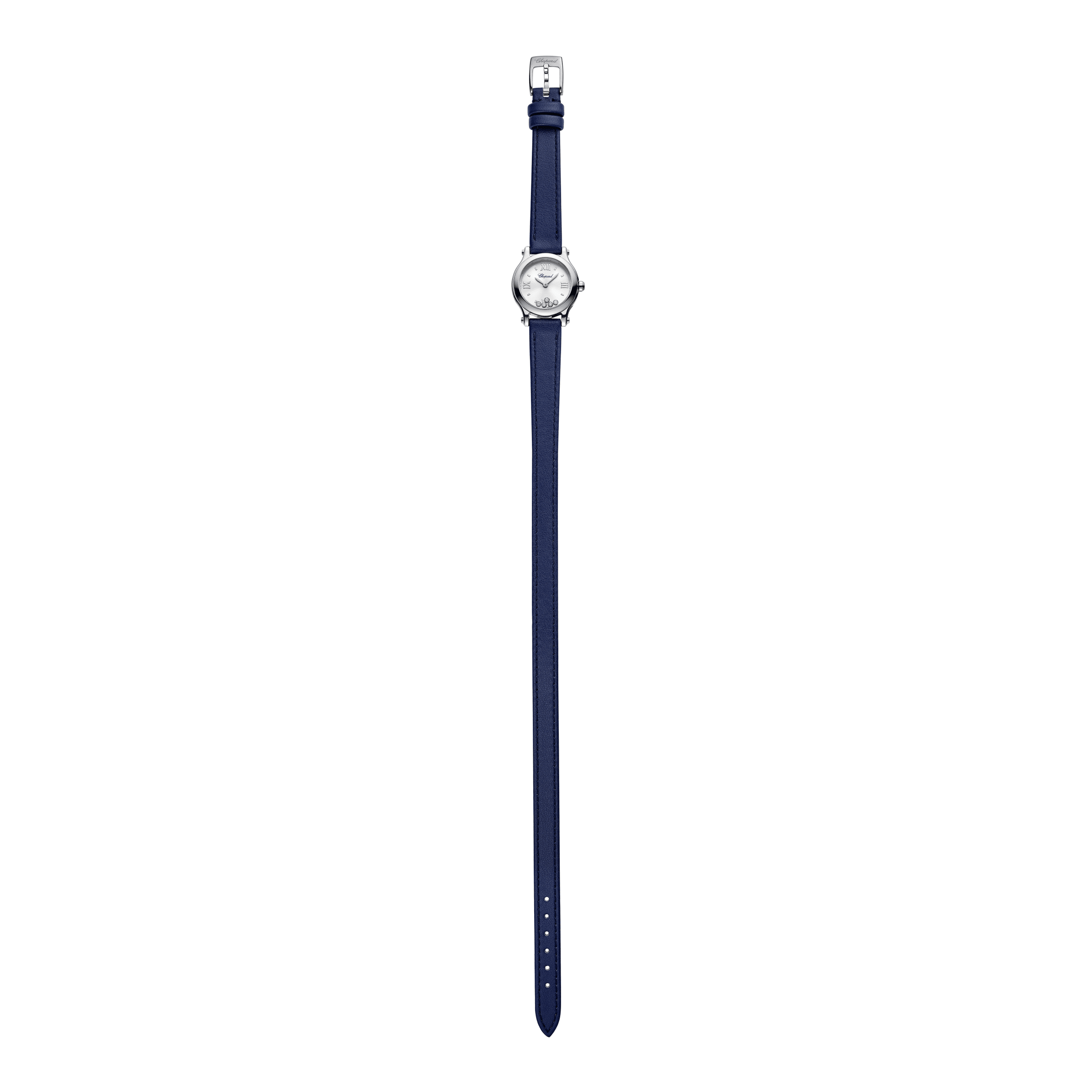 HAPPY SPORT 25 MM, QUARTZ, LUCENT STEEL™, DIAMONDS 278620-3001