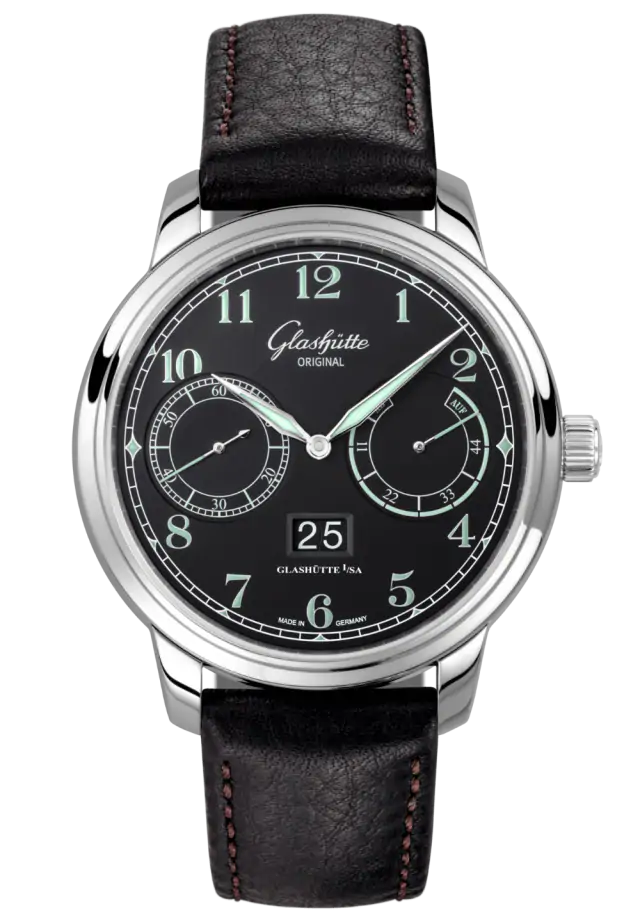 Glashutte Original Senator Observer Stainless steel Men's Watch - Premium Luxury Product