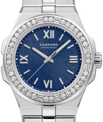Chopard Alpine Eagle Stainless steel & Diamonds Ladies Watch - Premium Luxury Product