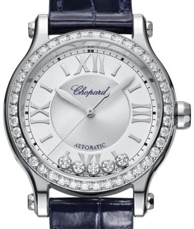 Chopard Happy Sport Stainlees steel & Diamonds Ladies Watch