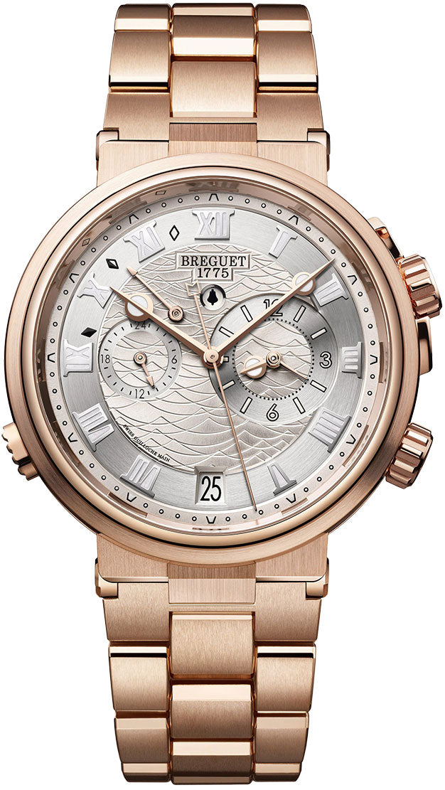 Breguet Marine 5547 Marine Alarme Musicale 18K Rose Gold Men's Watch - Premium Luxury Product