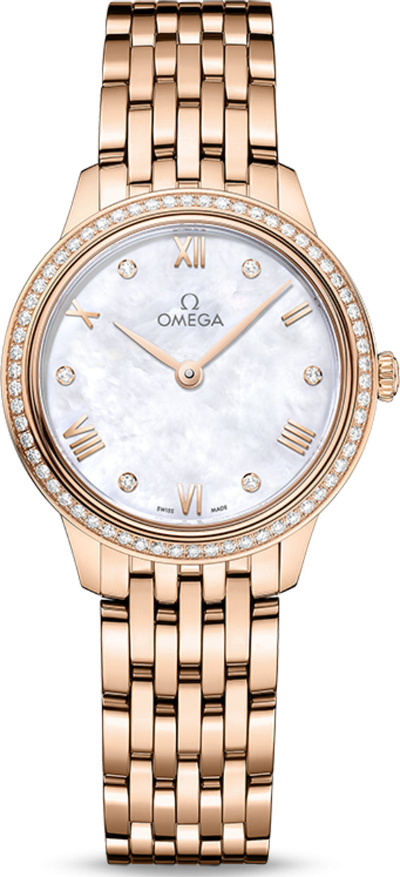 Omega De ville Prestige 18K Sedna™ Gold & Diamonds Lady's Watch - Premium Luxury Product