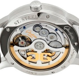 Glashutte Original Senator Excellence Panorama Date Moon Phase Stainless steel Men's Watch - Premium Luxury Product