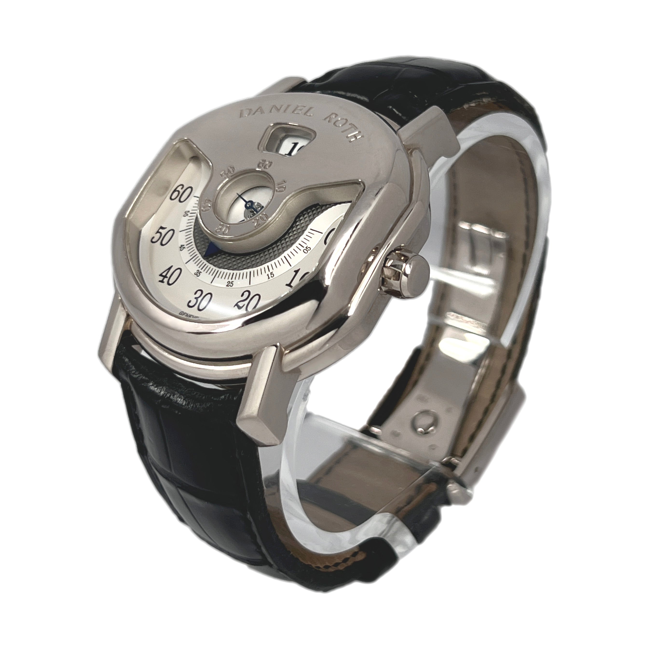 Daniel Roth Ellipsocurvex Papillon 18K White Gold Men`s Watch