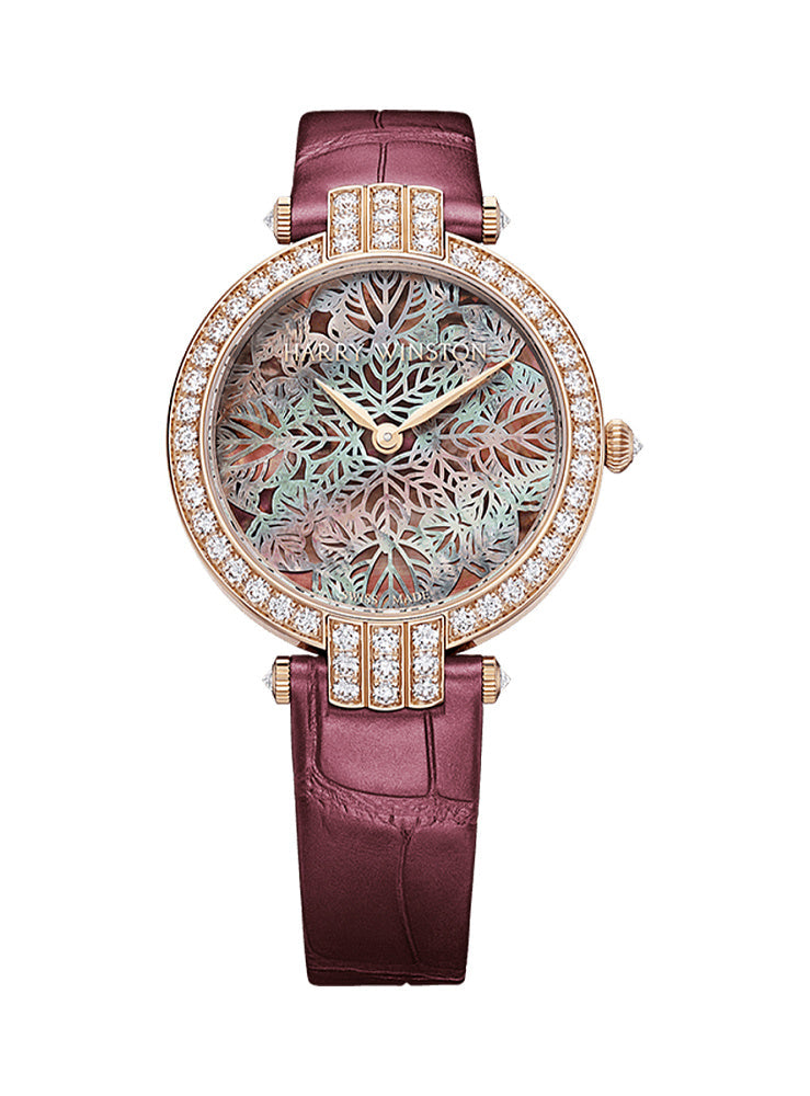 Harry Winston Premier Precious Lace 18K Rose Gold & Diamonds Lady's Watch