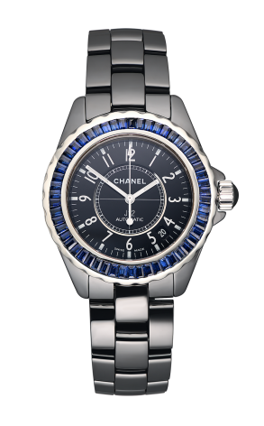 Chanel J12 Stainless steel & Ceramic & Sapphire Lady's Watch - Premium Luxury Product