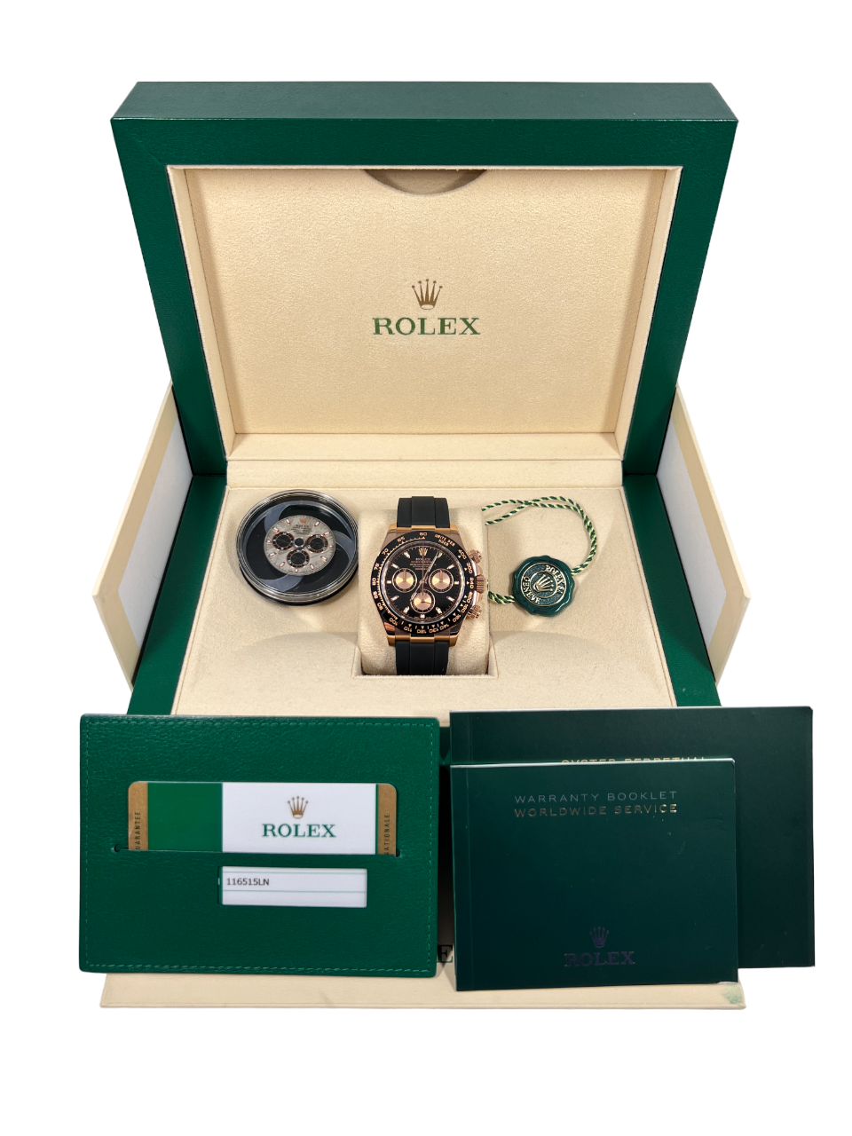 Rolex Cosmograph Daytona Chronograph 18K Rose Gold & Black Ceramic Men's Watch