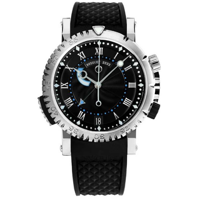 Breguet Marine Royale 18K White Gold Men's Watch - Premium Luxury Product