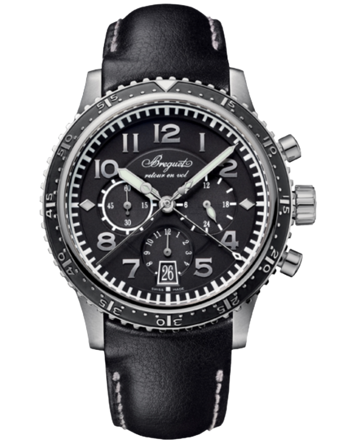Breguet Type XX - XXI - XXII Flyback Chronograph Titanium Men's Watch - Premium Luxury Product