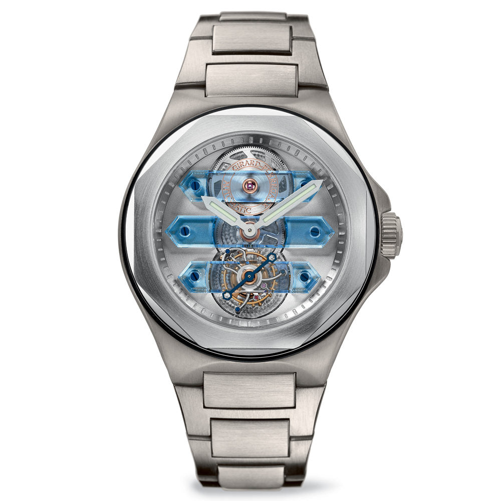 Girard Perregaux Laureato Triple Bridge Tourbillonr Titanium Men's Watch - Premium Luxury Product