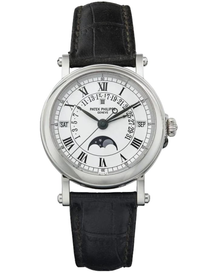 Patek Philippe Perpetual Calendar 18K White Gold Man's Watch