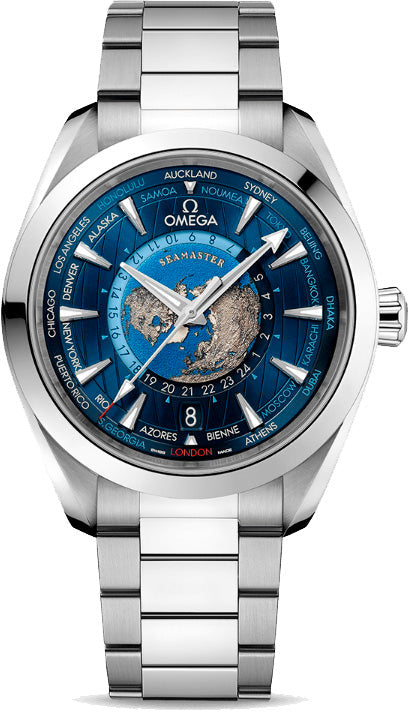Omega Seamaster Aqua Terra GMT Chronometer Stainless steel Men's Watch - Premium Luxury Product