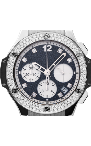 Hublot Big Bang Jeans Stainless Steel & Diamonds Unisex Watch - Premium Luxury Product