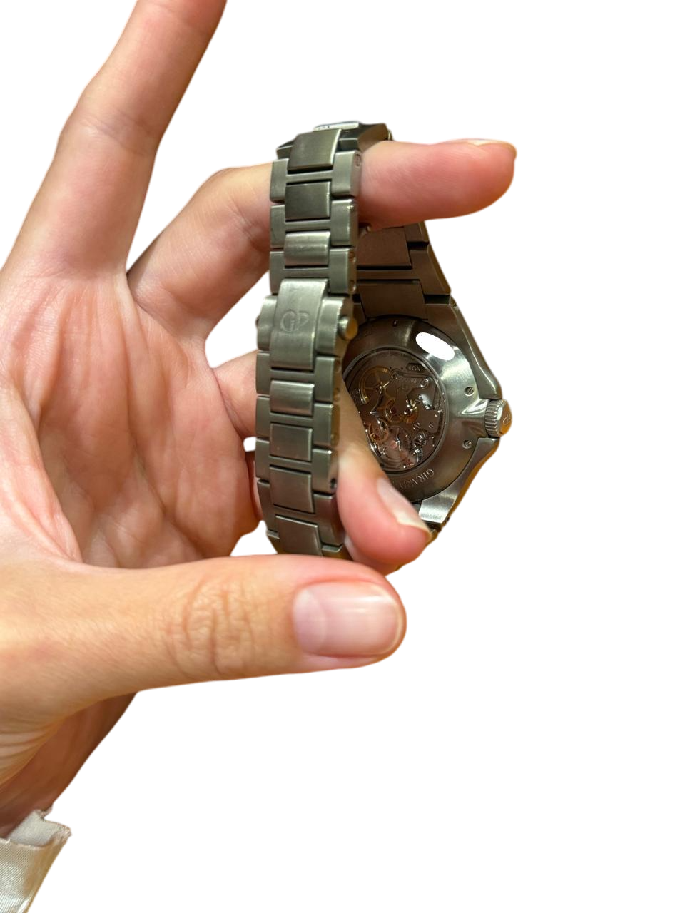 Girard Perregaux Laureato Triple Bridge Tourbillonr Titanium Men's Watch