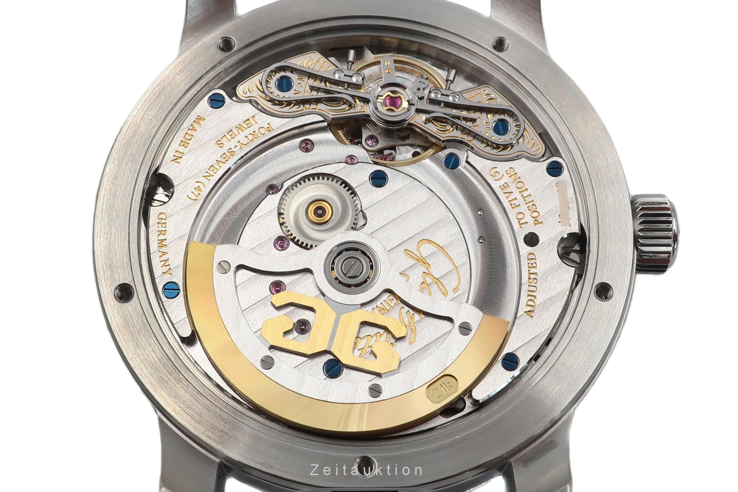 Glashutte Original Pano Matic Lunar Stainless steel Men's Watch - Premium Luxury Product