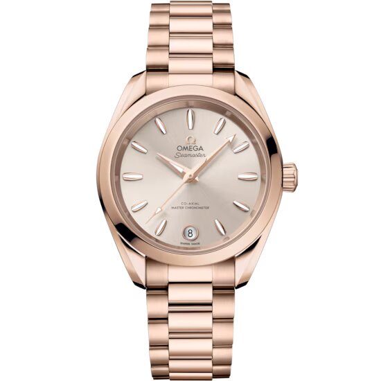 Omega Seamaster Aqua Terra 18K Sedna™ gold Unisex Watch - Premium Luxury Product