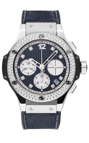 Hublot Big Bang Jeans Stainless Steel & Diamonds Unisex Watch - Premium Luxury Product