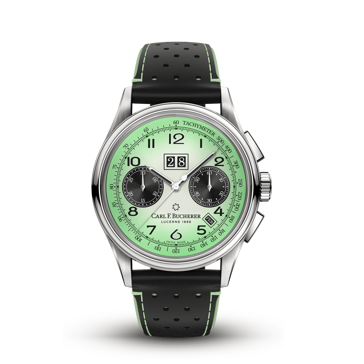 Carl F. Bucherer Haritage Chronograph Stainless steel Limited Edition Men's Watch - Premium Luxury Product
