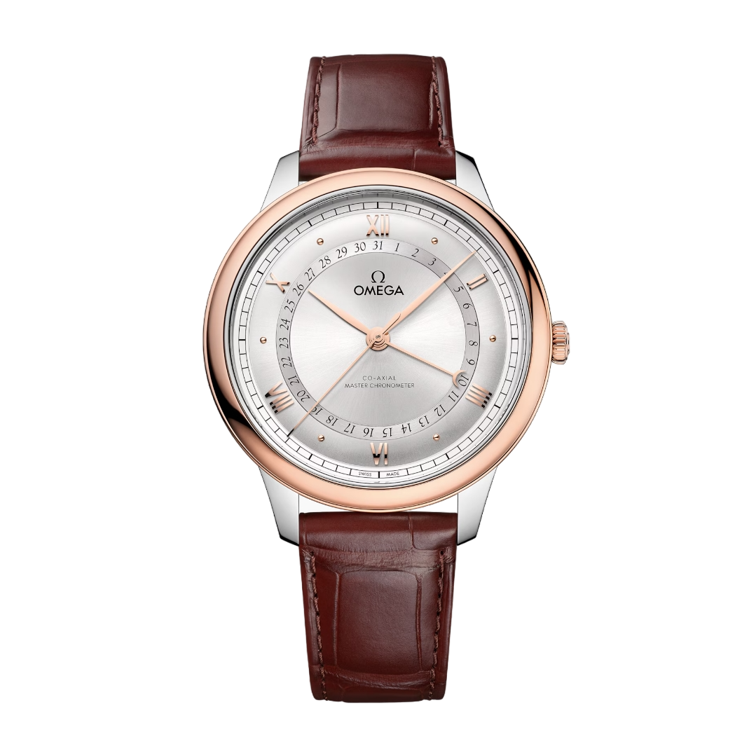 Omega De ville Prestige 18K Sedna™ Gold & Stainless steel Men's Watch - Premium Luxury Product