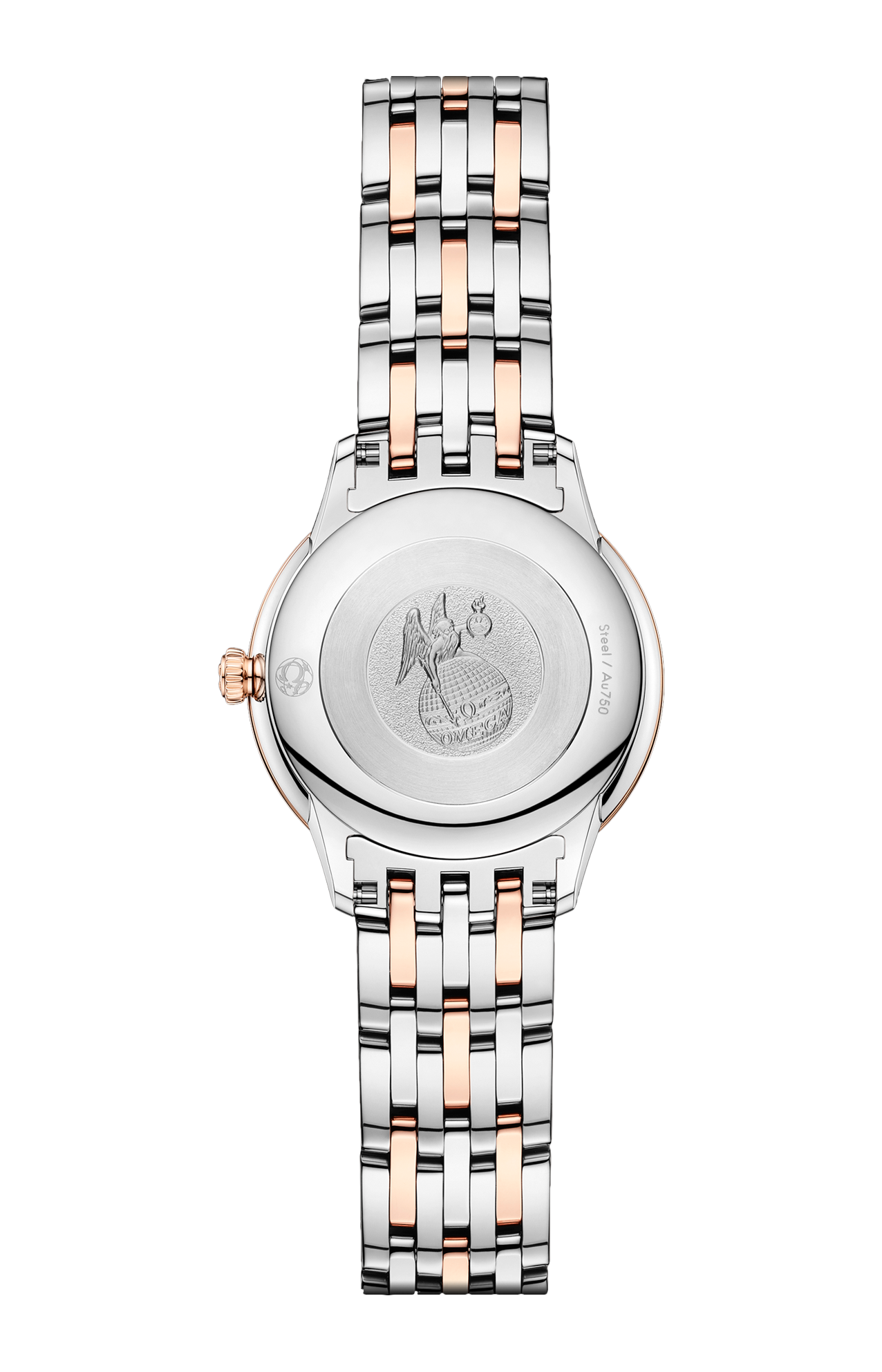 Omega De ville Prestige Stainless steel & 18K Sedna™Gold Lady's Watch - Premium Luxury Product