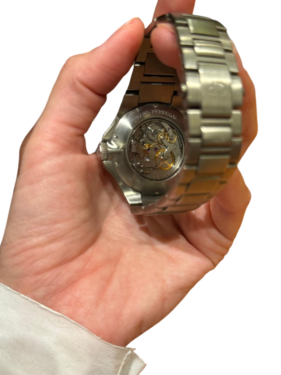 Girard Perregaux Laureato Triple Bridge Tourbillonr Titanium Men's Watch