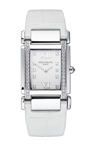 Patek Philippe Twenty-4 18K White Gold & Diamonds Lady's Watch