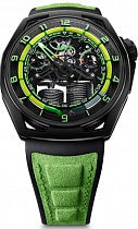 HYT  Hastroid Green Nebula Titanium & Carbon Men's Watch