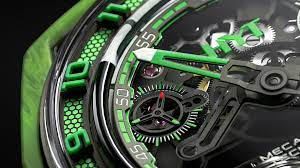 HYT Hastroid Green Laser Titanium & Composite Men's Watch
