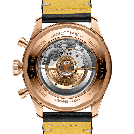 Breitling Super AVI Chrongraph GMT 18K Red Gold  Men's Watch - Premium Luxury Product