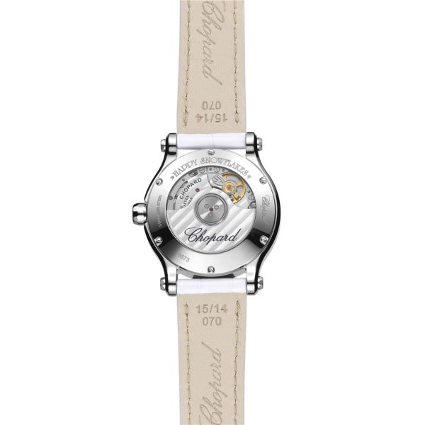 Chopard Happy Sport Stainlees steel & Diamonds HAPPY SNOWFLAKES Ladies Watch