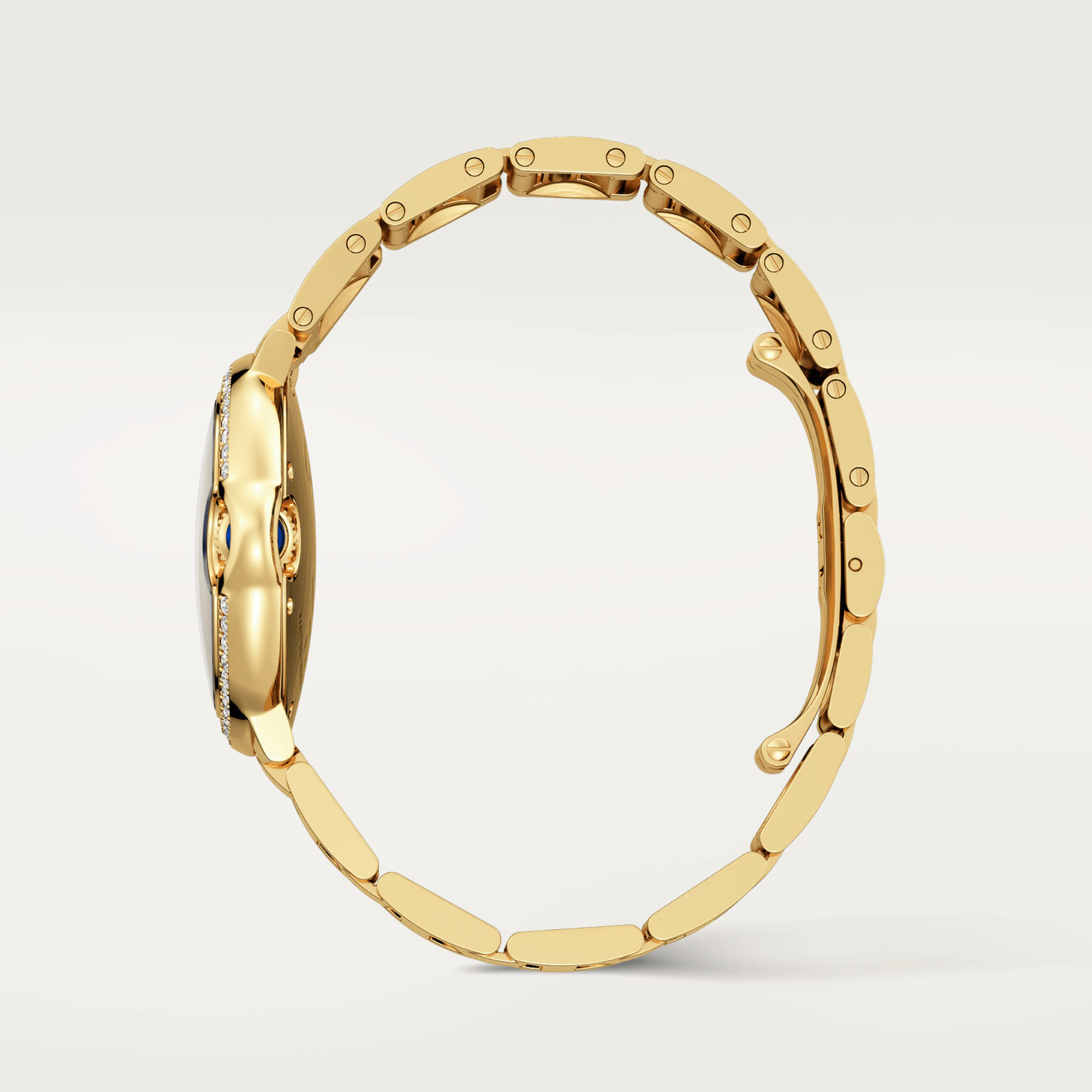 Cartier Ballon Bleu 36mm Yellow Gold & Diamond Lady's Watch - Premium Luxury Product