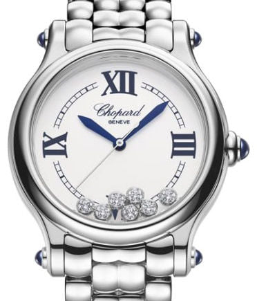 Chopard Happy Sport Stainlees steel & Diamonds Ladies Watch