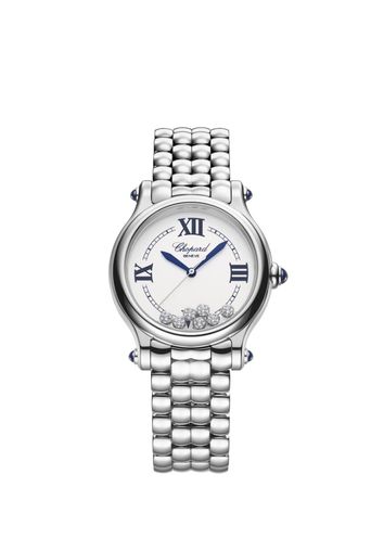 Chopard Happy Sport Stainlees steel & Diamonds Ladies Watch - Premium Luxury Product
