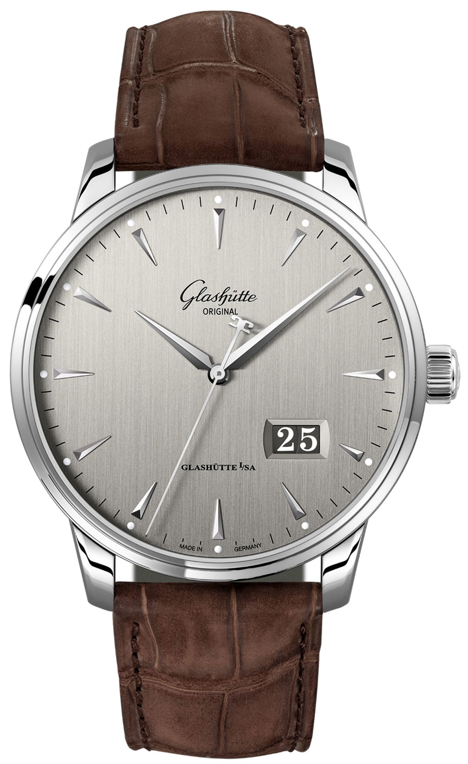 Glashutte Original Senator Excellence Panorama Date Stainless steel Men's Watch - Premium Luxury Product