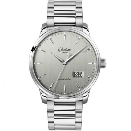 Glashutte Original Senator Excellence Panorama Date Stainless steel Men's Watch - Premium Luxury Product