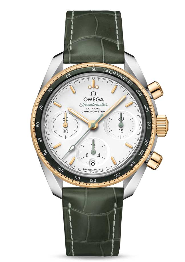 Omega Speedmaster Co-Axial Stainless Steel &amp; 18K Yellow Gold Unisex Watch - Premium Luxury Product