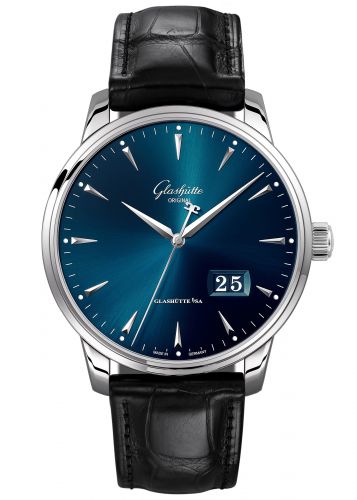 Glashutte Original Senator Excellence Panorama Date Stainless steel Men's Watch - Premium Luxury Product