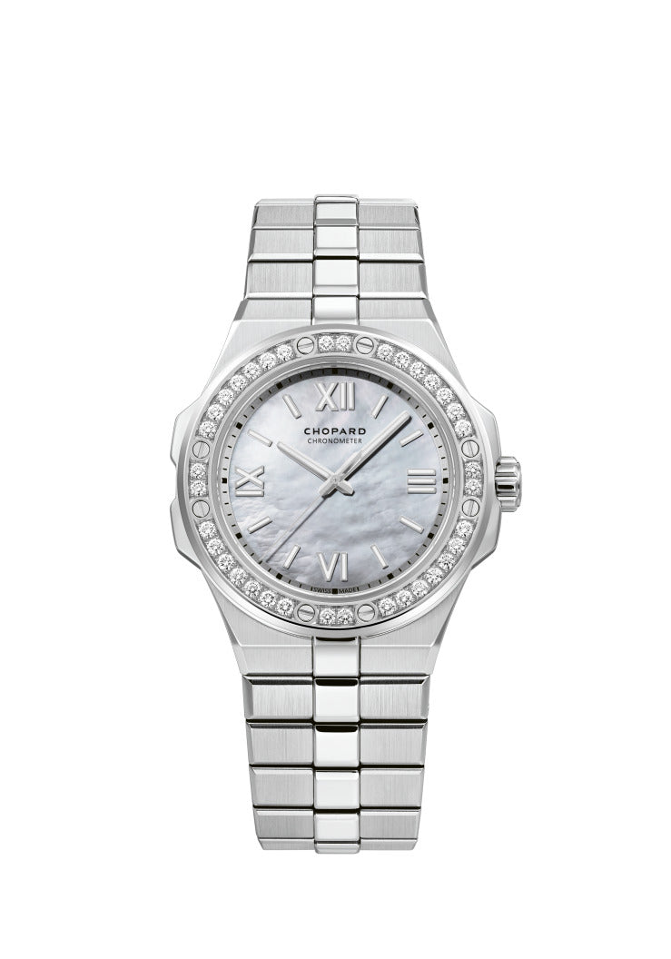 Chopard Alpine Eagle Stainless steel & Diamonds Ladies Watch - Premium Luxury Product