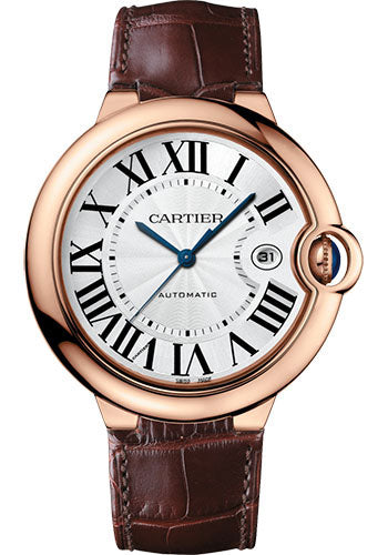 Cartier Ballon Bleu 42mm Rose Gold Men's Watch - Premium Luxury Product
