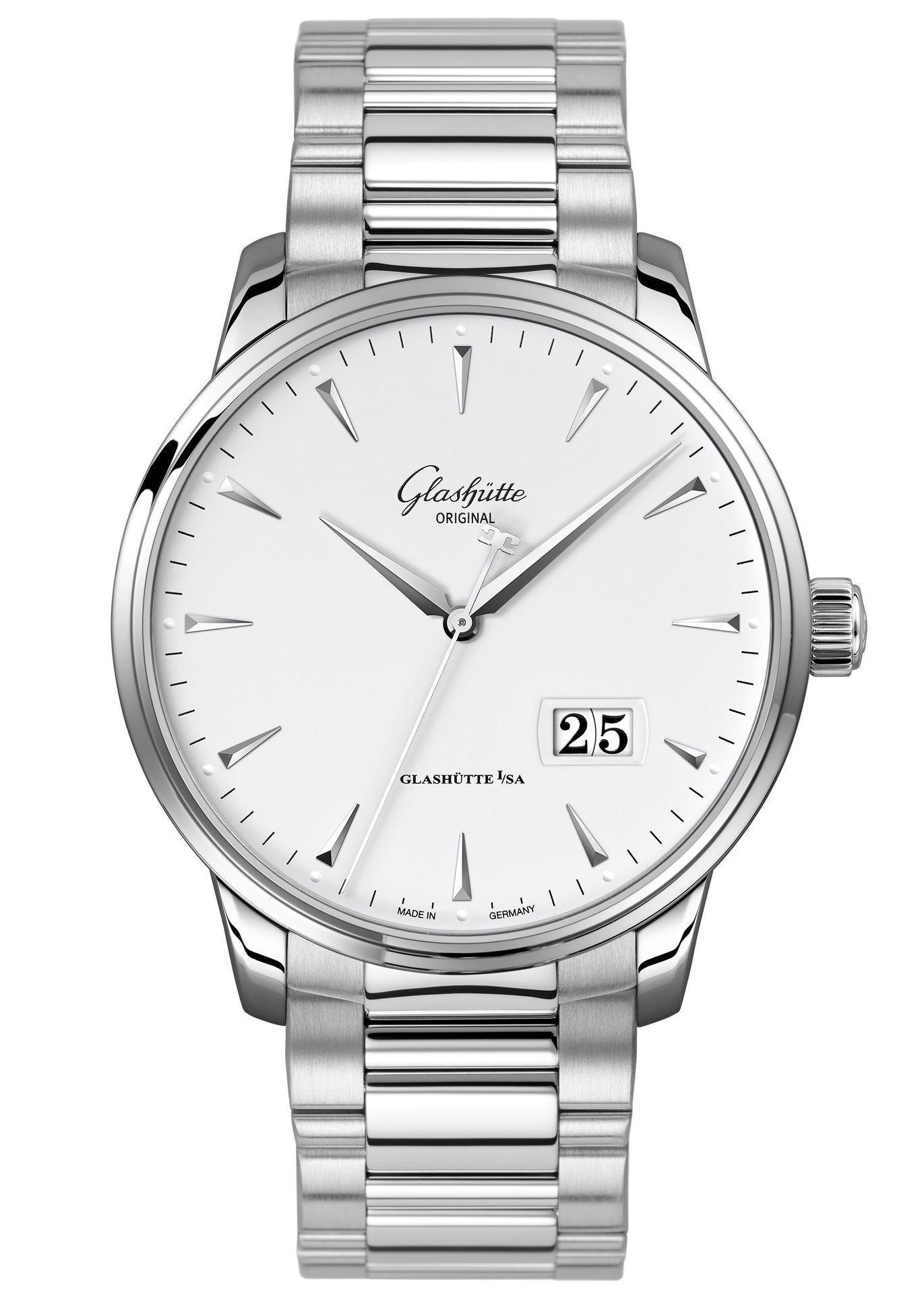Glashutte Original Senator Excellence Panorama Date Stainless steel Men's Watch