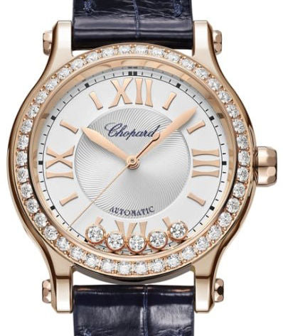 Chopard Happy Sport Ethical Rose Gold & Diamonds Ladies Watch - Premium Luxury Product