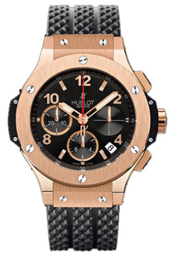 Hublot Big Bang 41mm Rose Gold Black Rubber Unisex Watch - Premium Luxury Product