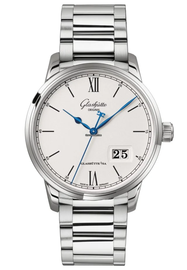 Glashutte Original Senator Excellence Panorama Date Stainless steel Men's Watch - Premium Luxury Product